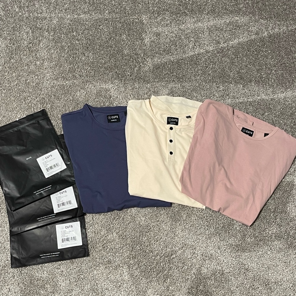 Cuts mens tee shirts